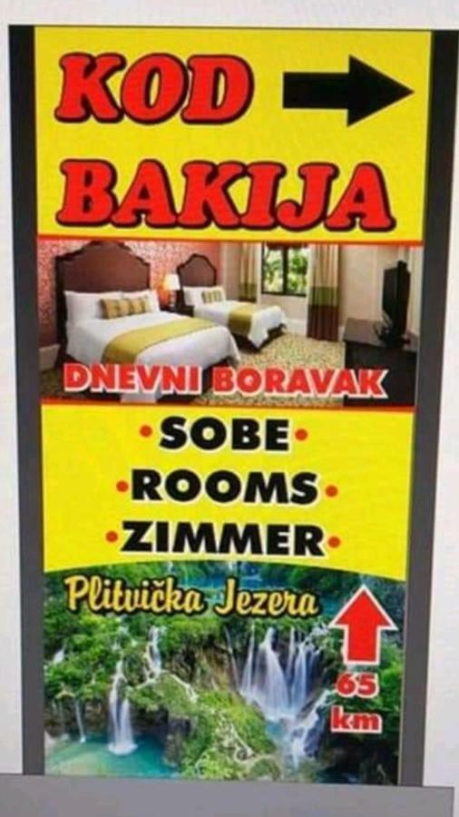 Bed and Breakfast Sobe Kod Bakija Karlovac Exteriér fotografie